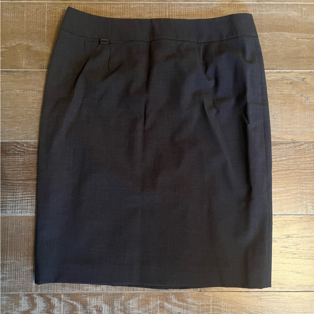 Calvin Klein Women’s Suit Skirt - charcoal grey size 12